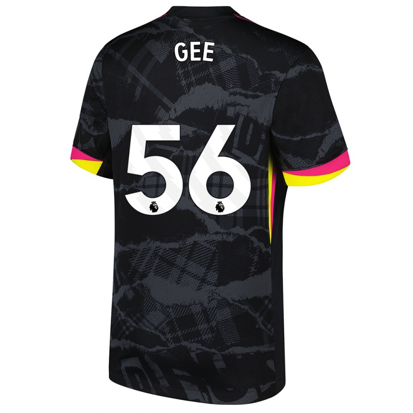 Kinder Billy Gee #56 Schwarz Rosa Ausweichtrikot Trikot 2024/25 T-Shirt Österreich