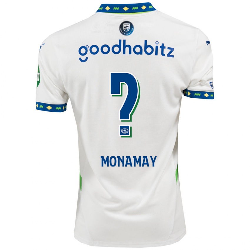 Kinder Madi Monamay #0 Weiß Dunkelblau Ausweichtrikot Trikot 2024/25 T-Shirt Österreich