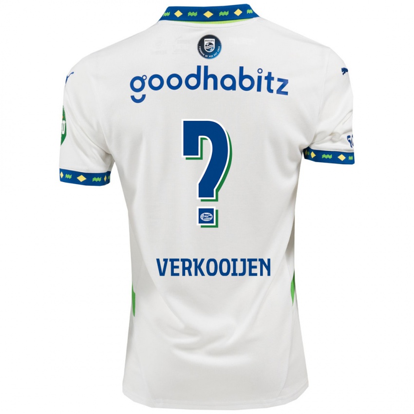 Kinder Nicolas Verkooijen #0 Weiß Dunkelblau Ausweichtrikot Trikot 2024/25 T-Shirt Österreich