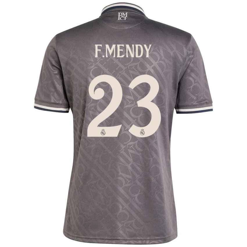 Kinder Ferland Mendy #23 Anthrazit Ausweichtrikot Trikot 2024/25 T-Shirt Österreich