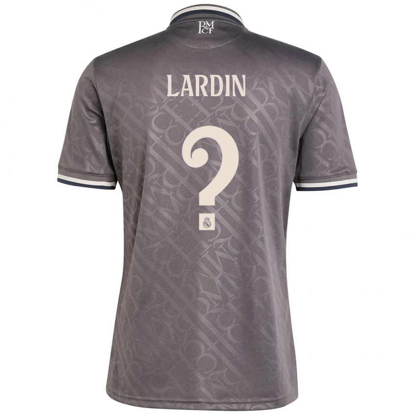 Kinder Carlos Lardin #0 Anthrazit Ausweichtrikot Trikot 2024/25 T-Shirt Österreich