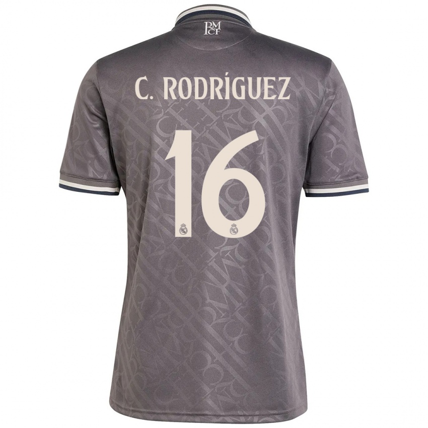 Kinder Carlos Rodríguez #16 Anthrazit Ausweichtrikot Trikot 2024/25 T-Shirt Österreich