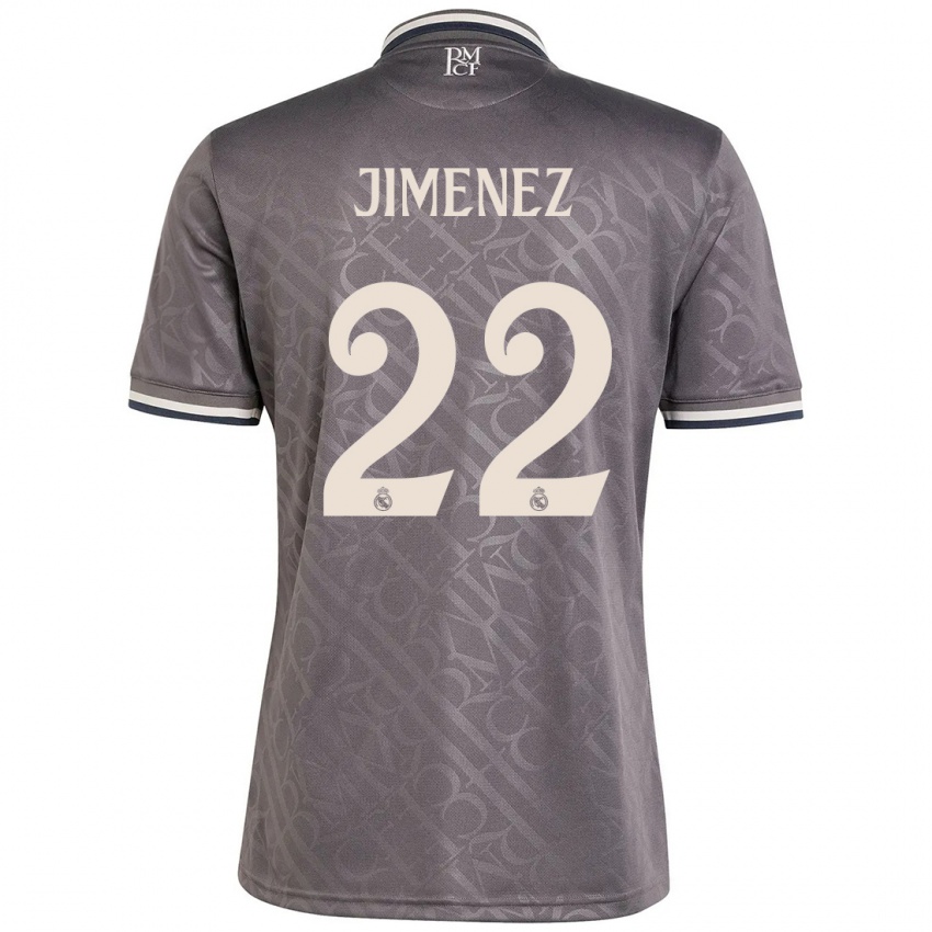 Kinder David Jimenez #22 Anthrazit Ausweichtrikot Trikot 2024/25 T-Shirt Österreich