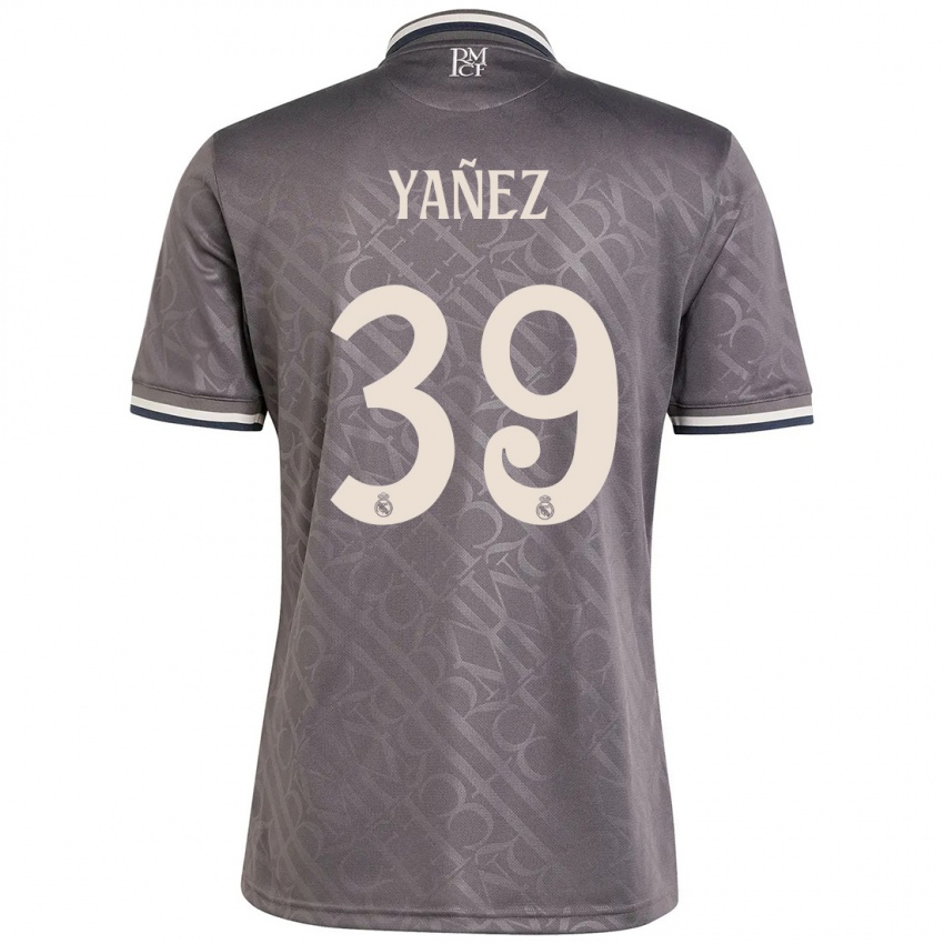 Kinder Daniel Yañez #39 Anthrazit Ausweichtrikot Trikot 2024/25 T-Shirt Österreich