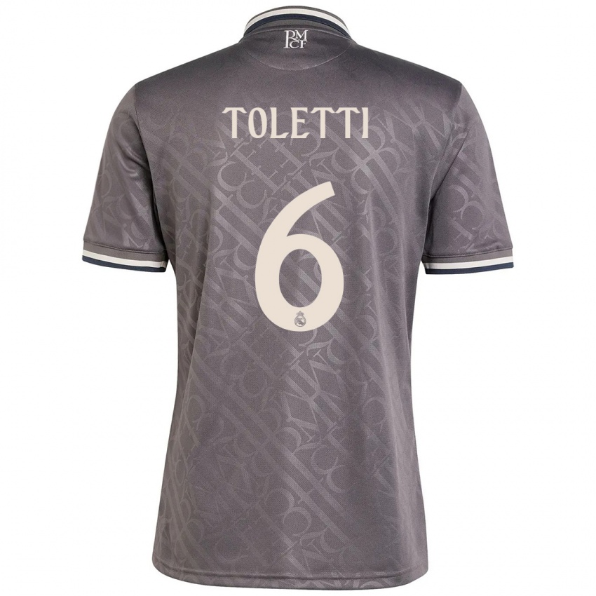 Kinder Sandie Toletti #6 Anthrazit Ausweichtrikot Trikot 2024/25 T-Shirt Österreich