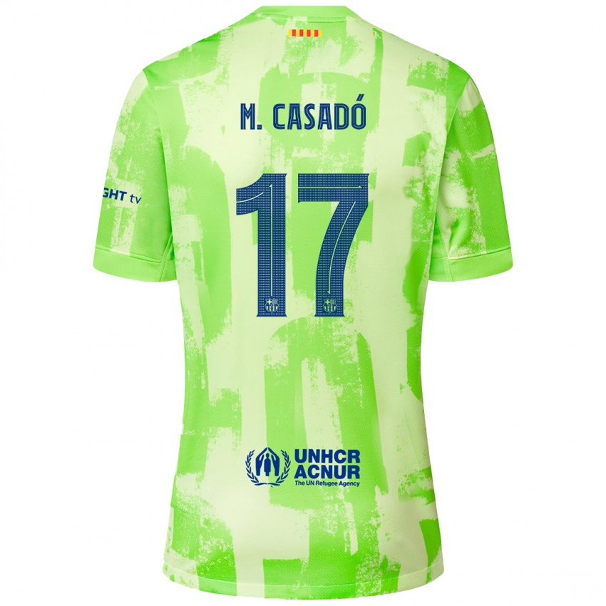 Kinder Marc Casado #17 Limettengrün Ausweichtrikot Trikot 2024/25 T-Shirt Österreich