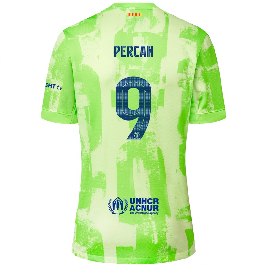 Kinder Diego Percan #9 Limettengrün Ausweichtrikot Trikot 2024/25 T-Shirt Österreich