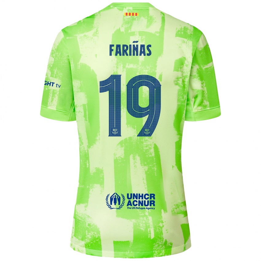 Kinder Brian Fariñas #19 Limettengrün Ausweichtrikot Trikot 2024/25 T-Shirt Österreich