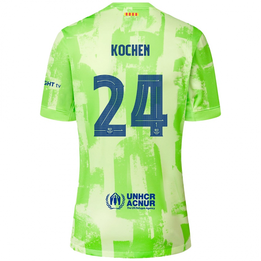 Kinder Diego Kochen #24 Limettengrün Ausweichtrikot Trikot 2024/25 T-Shirt Österreich