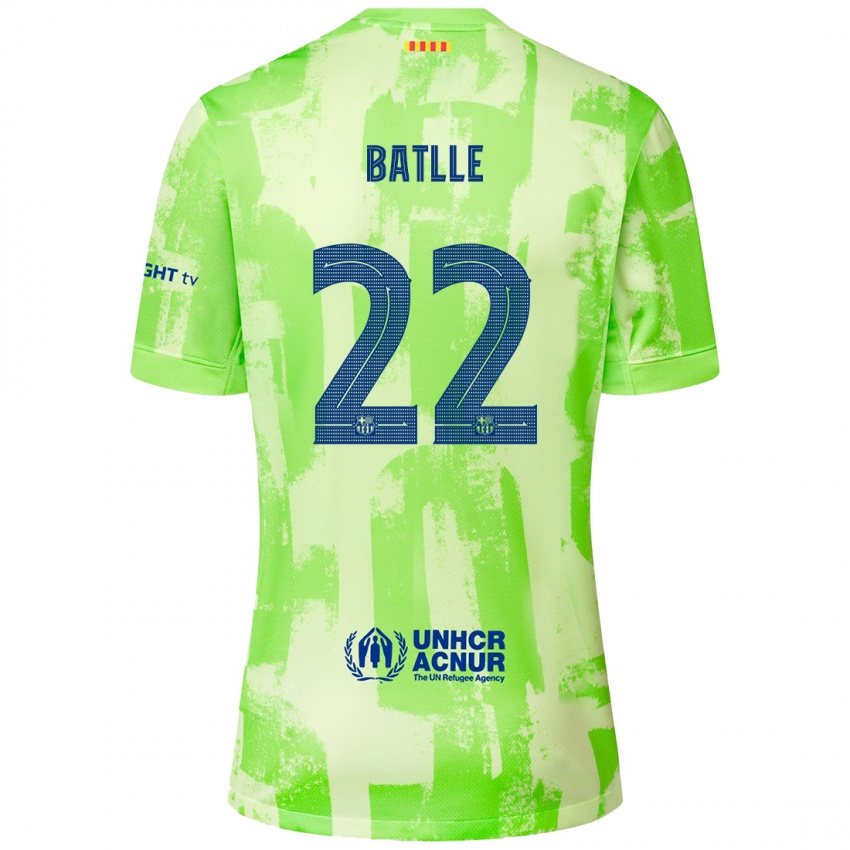 Kinder Ona Batlle #22 Limettengrün Ausweichtrikot Trikot 2024/25 T-Shirt Österreich