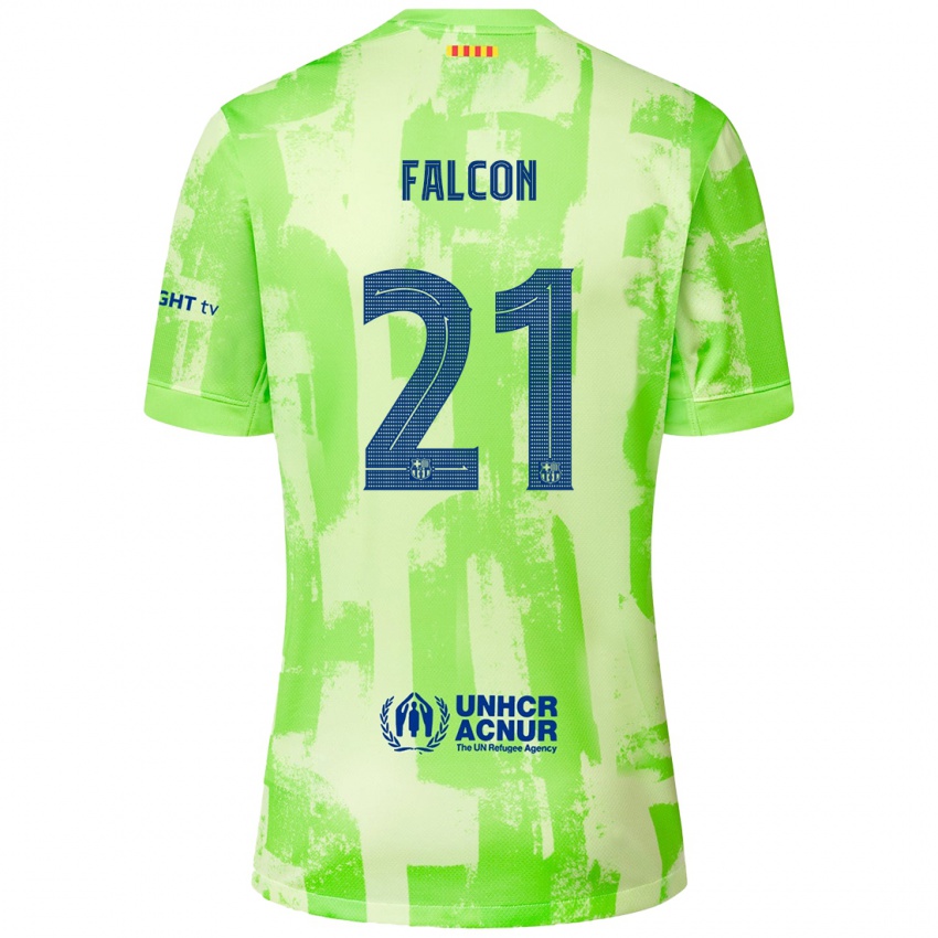 Kinder Andrea Falcon #21 Limettengrün Ausweichtrikot Trikot 2024/25 T-Shirt Österreich