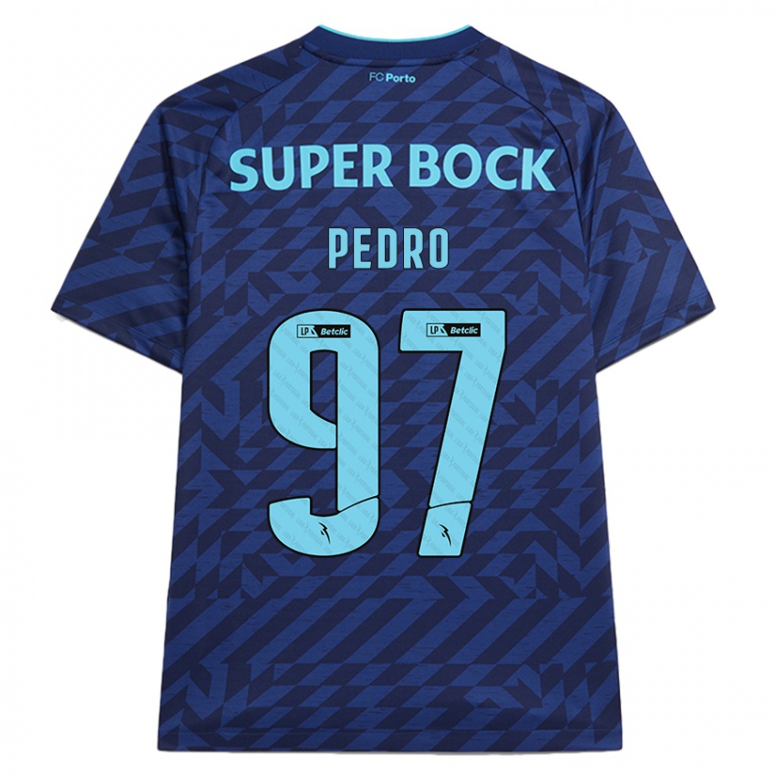 Kinder Zé Pedro #97 Marineblau Ausweichtrikot Trikot 2024/25 T-Shirt Österreich