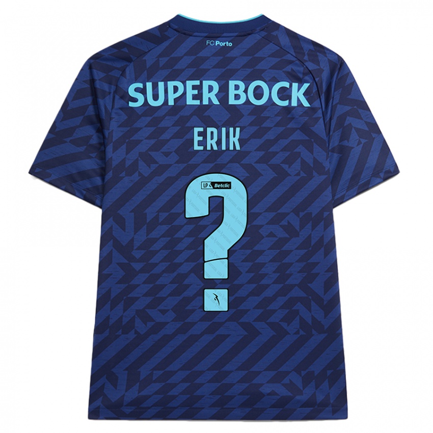 Kinder Erik #0 Marineblau Ausweichtrikot Trikot 2024/25 T-Shirt Österreich