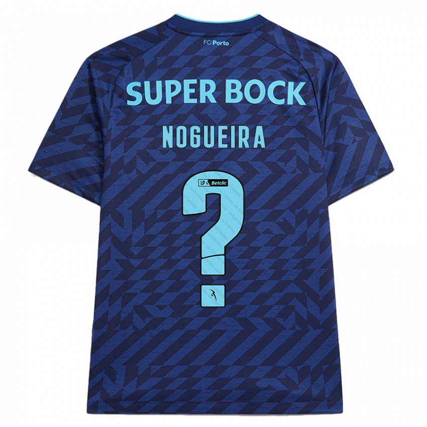 Kinder Duarte Nogueira #0 Marineblau Ausweichtrikot Trikot 2024/25 T-Shirt Österreich