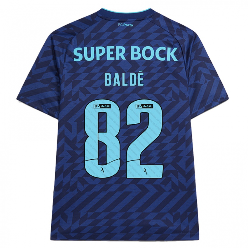 Kinder Alfa Baldé #82 Marineblau Ausweichtrikot Trikot 2024/25 T-Shirt Österreich