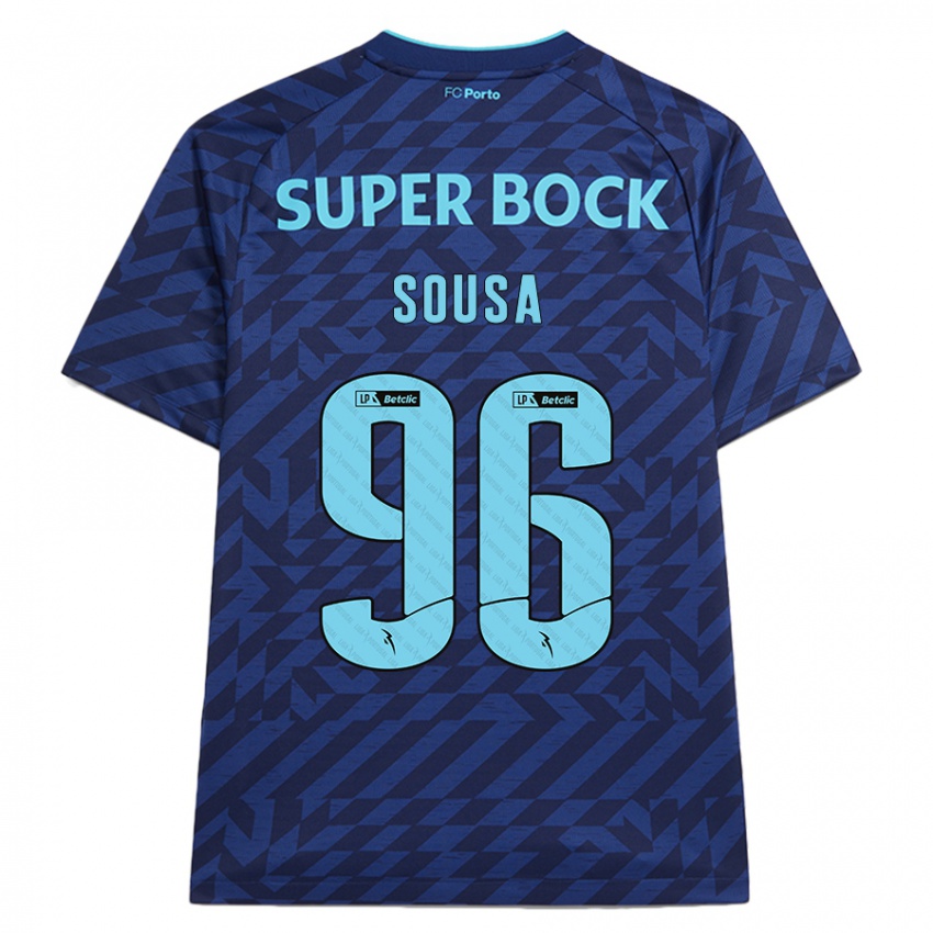 Kinder Filipe Sousa #96 Marineblau Ausweichtrikot Trikot 2024/25 T-Shirt Österreich