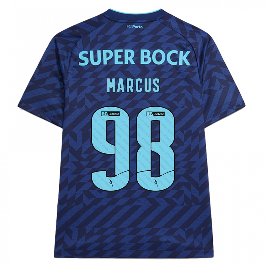 Kinder Abraham Marcus #98 Marineblau Ausweichtrikot Trikot 2024/25 T-Shirt Österreich