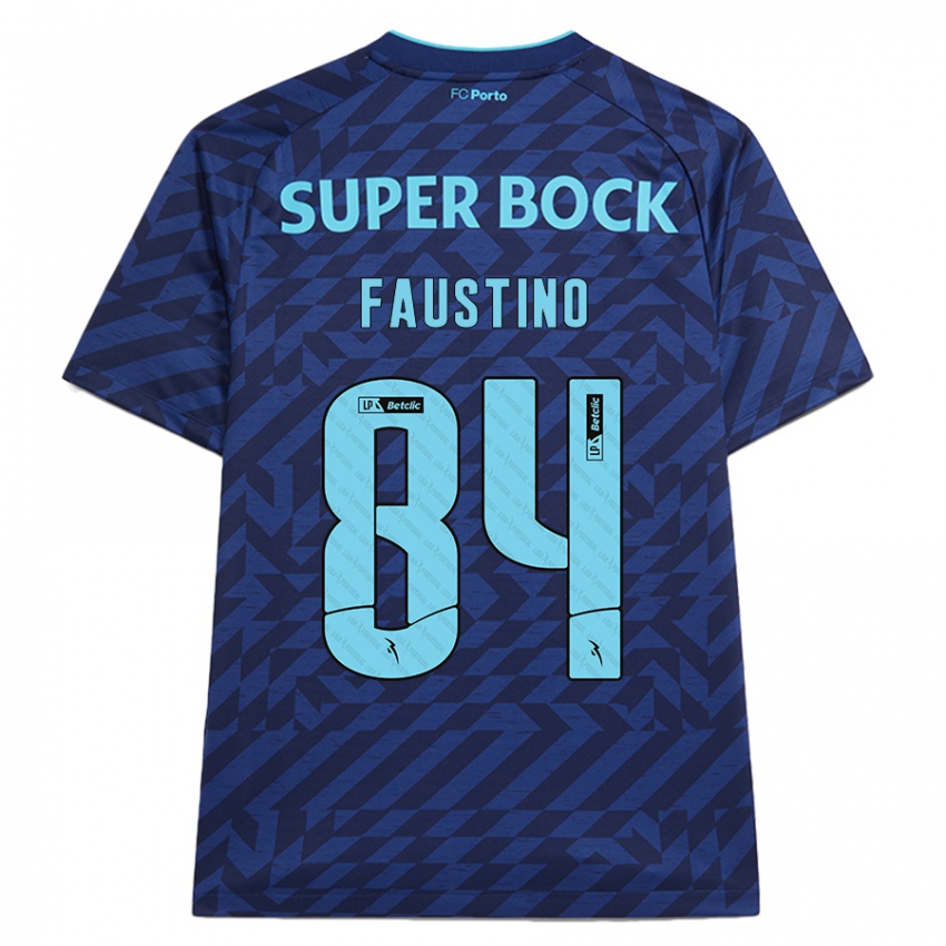 Kinder Levi Faustino #84 Marineblau Ausweichtrikot Trikot 2024/25 T-Shirt Österreich