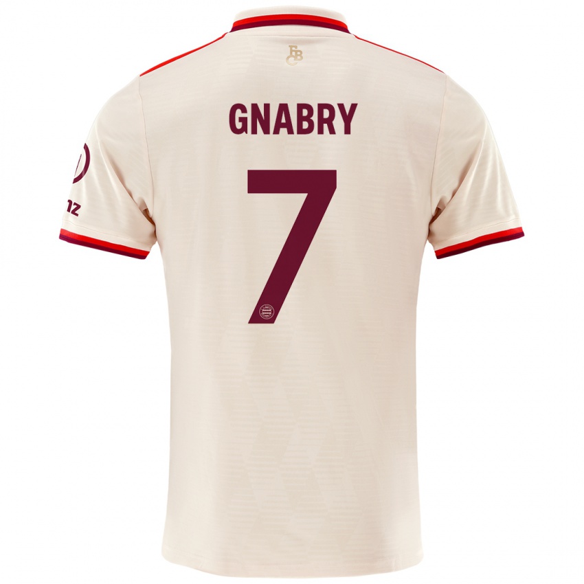 Kinder Serge Gnabry #7 Leinen Ausweichtrikot Trikot 2024/25 T-Shirt Österreich