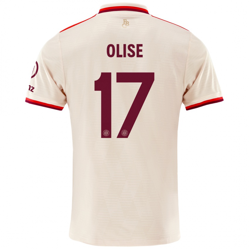 Kinder Michael Olise #17 Leinen Ausweichtrikot Trikot 2024/25 T-Shirt Österreich