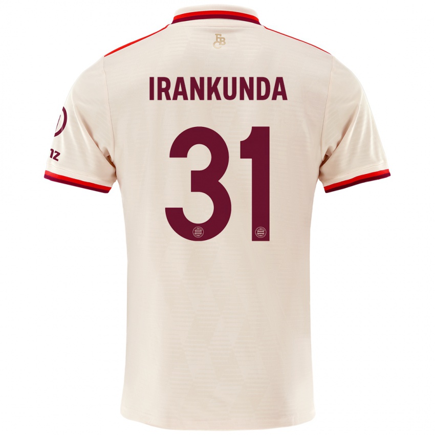 Kinder Nestory Irankunda #31 Leinen Ausweichtrikot Trikot 2024/25 T-Shirt Österreich