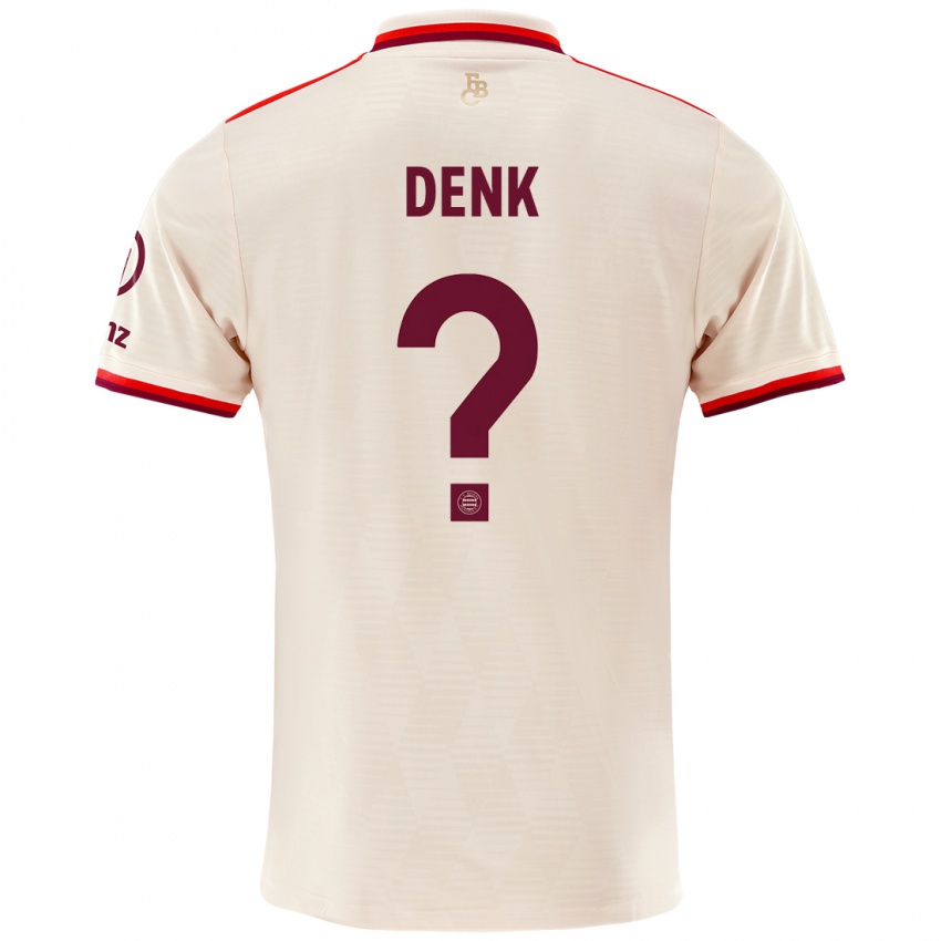 Kinder Luca Denk #0 Leinen Ausweichtrikot Trikot 2024/25 T-Shirt Österreich