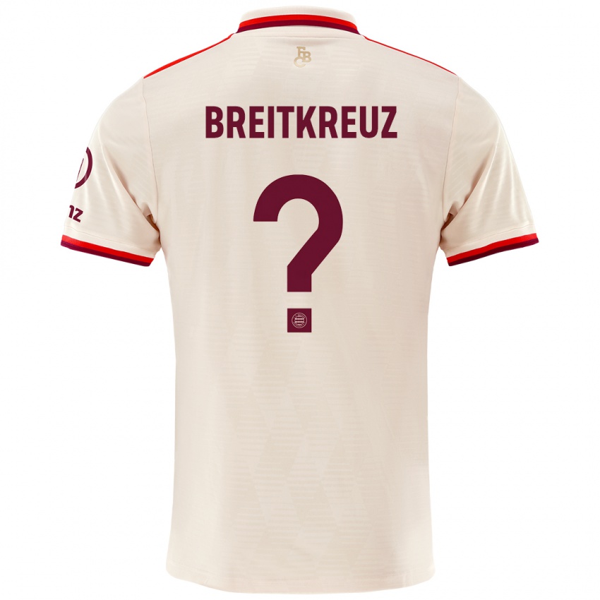 Kinder Steve Breitkreuz #0 Leinen Ausweichtrikot Trikot 2024/25 T-Shirt Österreich