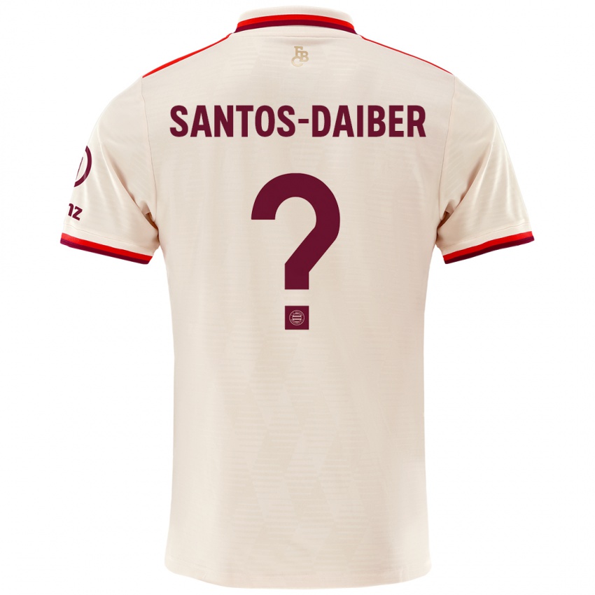 Kinder David Santos-Daiber #0 Leinen Ausweichtrikot Trikot 2024/25 T-Shirt Österreich