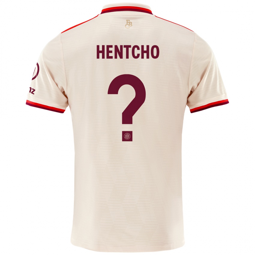 Kinder Aristide Hentcho #0 Leinen Ausweichtrikot Trikot 2024/25 T-Shirt Österreich