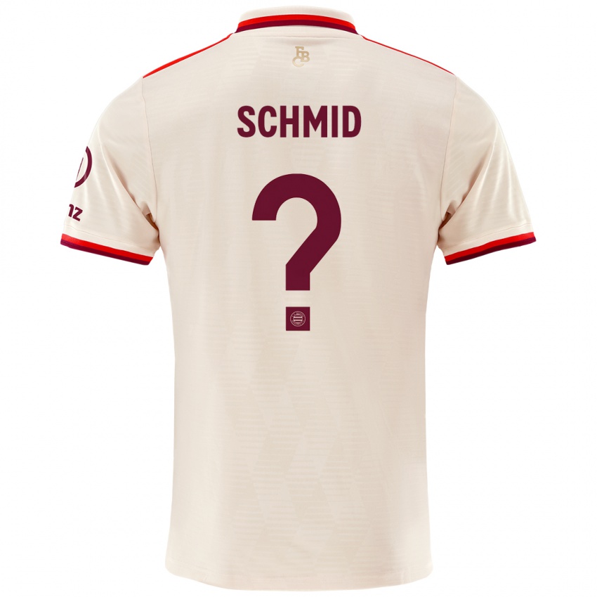 Kinder Leopold Schmid #0 Leinen Ausweichtrikot Trikot 2024/25 T-Shirt Österreich