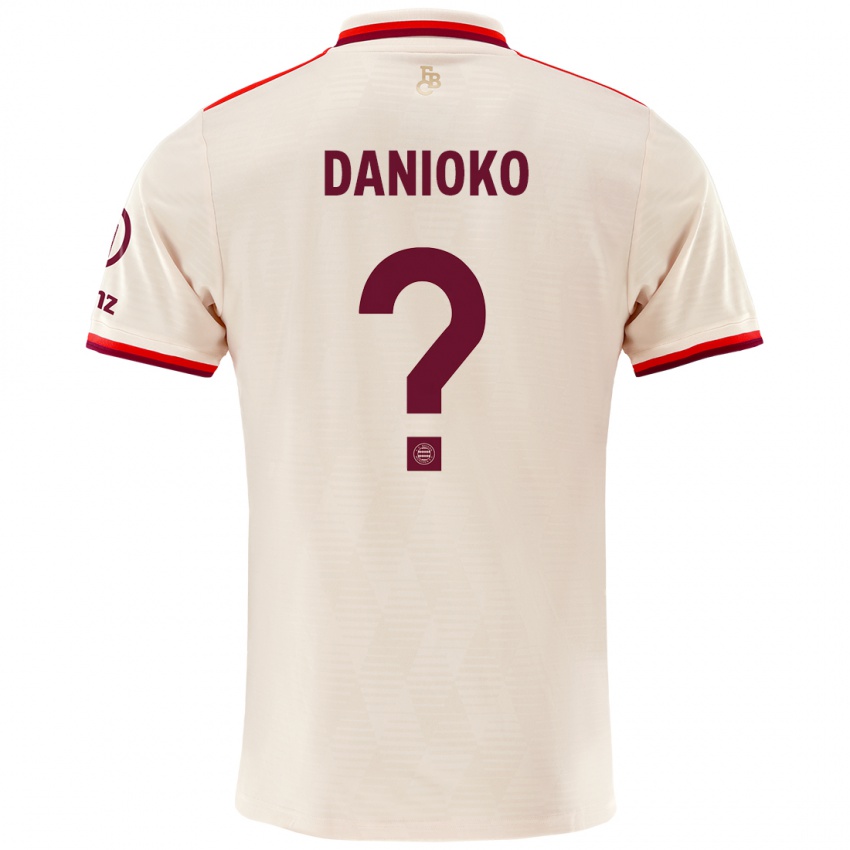 Kinder Leeron Danioko #0 Leinen Ausweichtrikot Trikot 2024/25 T-Shirt Österreich