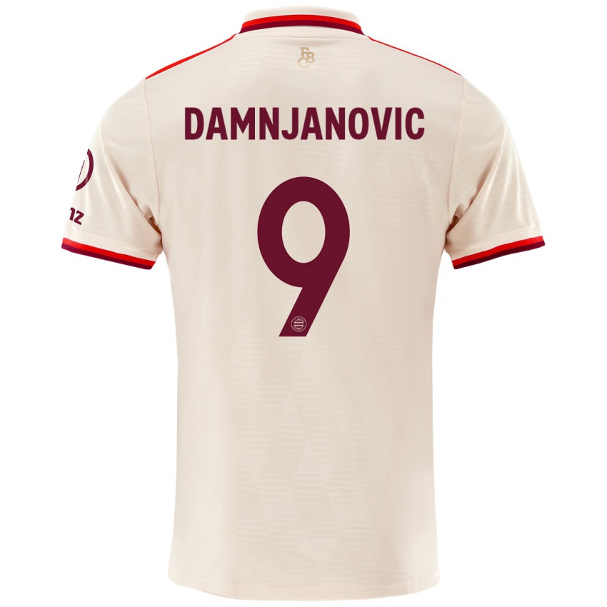 Kinder Jovana Damnjanovic #9 Leinen Ausweichtrikot Trikot 2024/25 T-Shirt Österreich