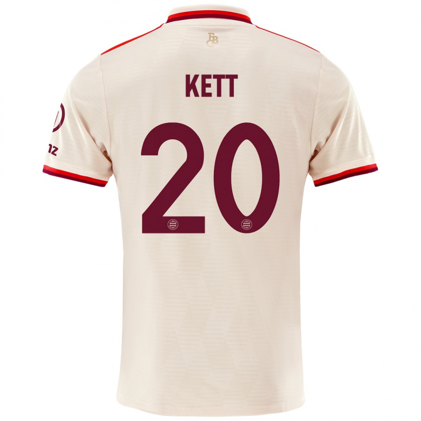 Kinder Franziska Kett #20 Leinen Ausweichtrikot Trikot 2024/25 T-Shirt Österreich