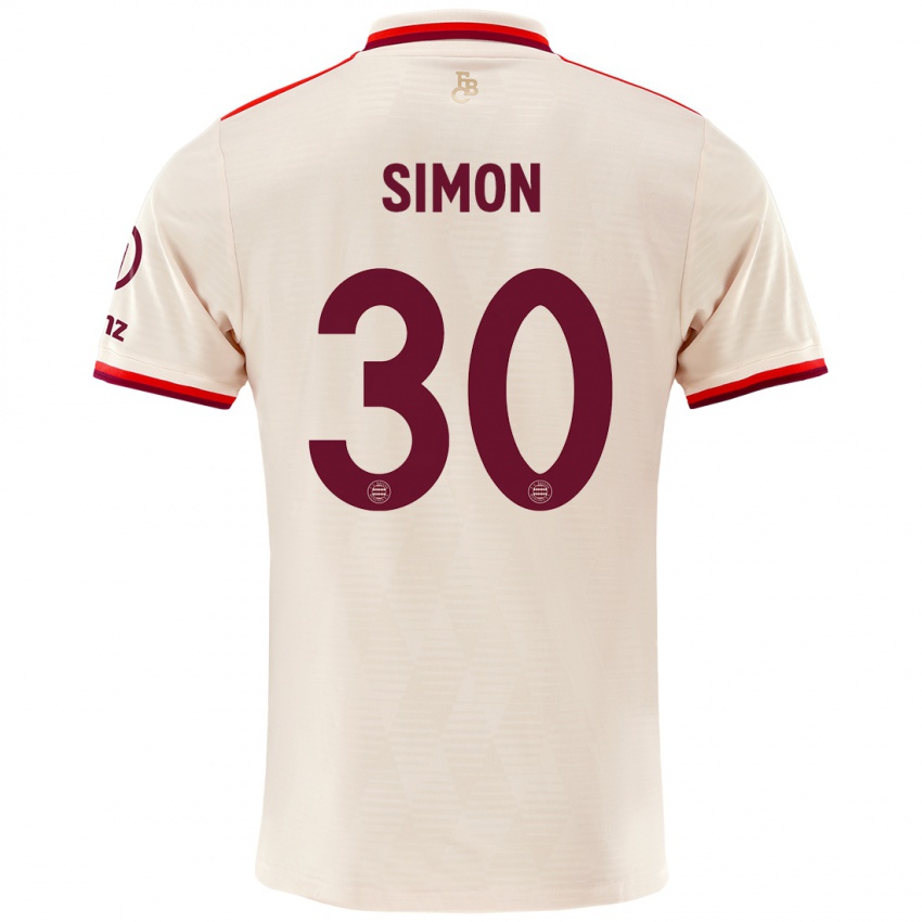 Kinder Carolin Simon #30 Leinen Ausweichtrikot Trikot 2024/25 T-Shirt Österreich