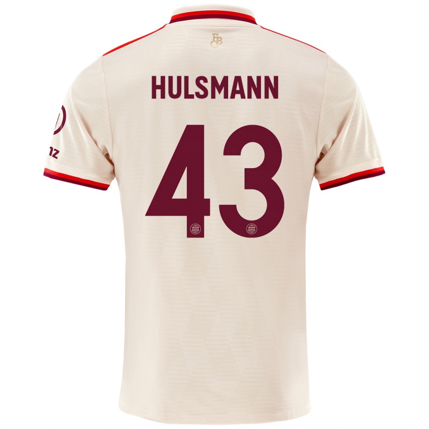 Kinder Tom Hulsmann #43 Leinen Ausweichtrikot Trikot 2024/25 T-Shirt Österreich