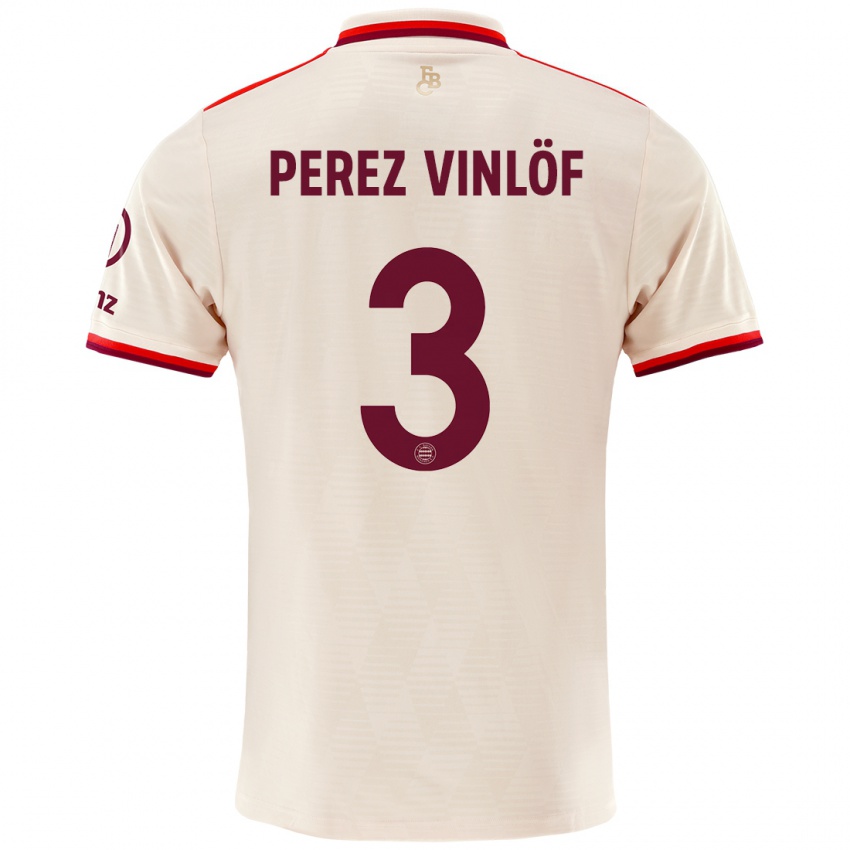 Kinder Matteo Perez Vinlöf #3 Leinen Ausweichtrikot Trikot 2024/25 T-Shirt Österreich