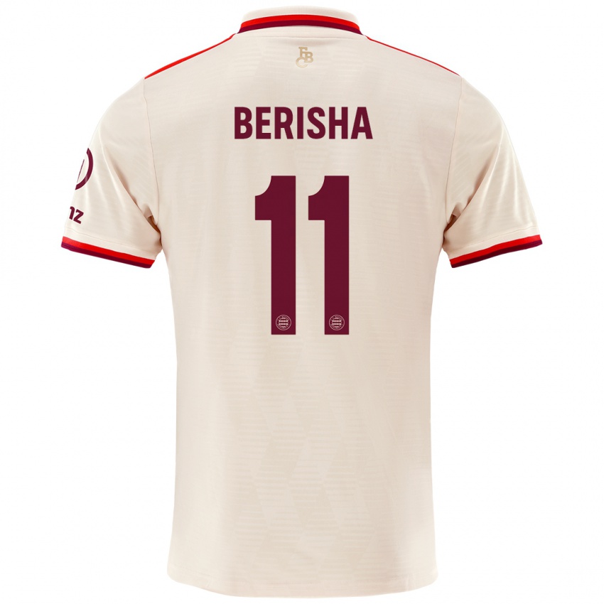 Kinder Dion Berisha #11 Leinen Ausweichtrikot Trikot 2024/25 T-Shirt Österreich