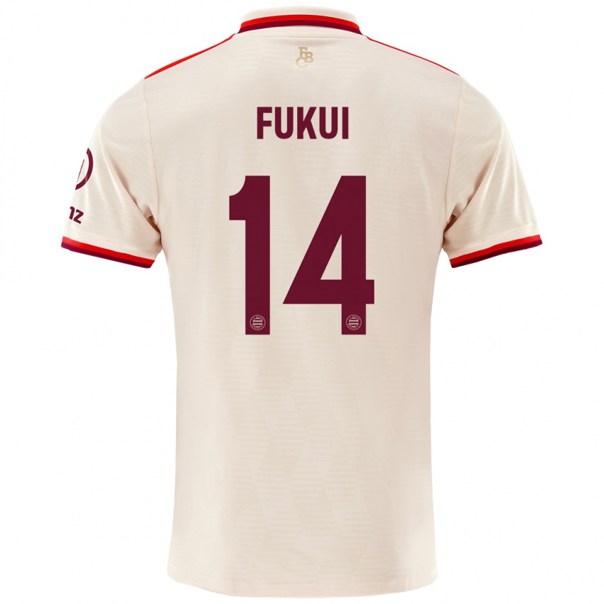 Kinder Taichi Fukui #14 Leinen Ausweichtrikot Trikot 2024/25 T-Shirt Österreich