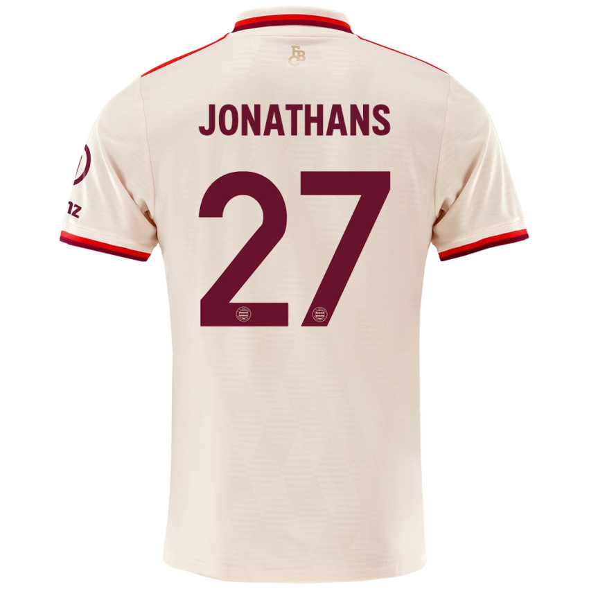 Kinder David Jonathans #27 Leinen Ausweichtrikot Trikot 2024/25 T-Shirt Österreich