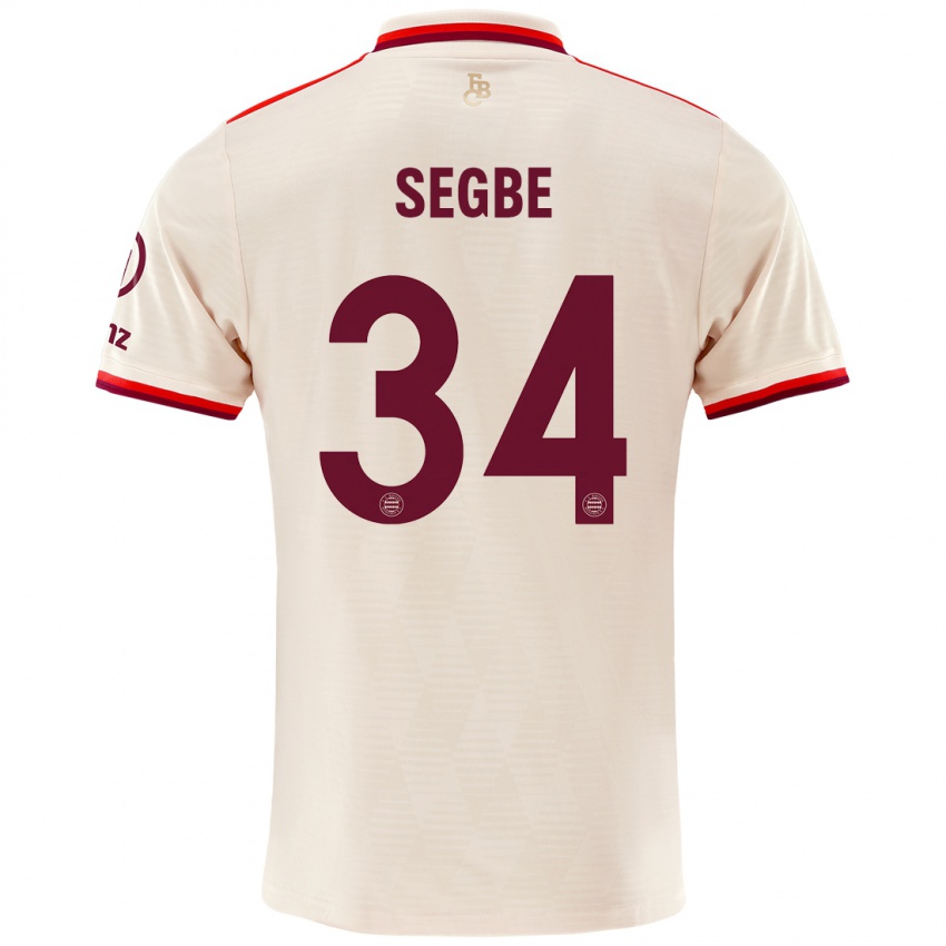 Kinder Désiré Sègbè #34 Leinen Ausweichtrikot Trikot 2024/25 T-Shirt Österreich