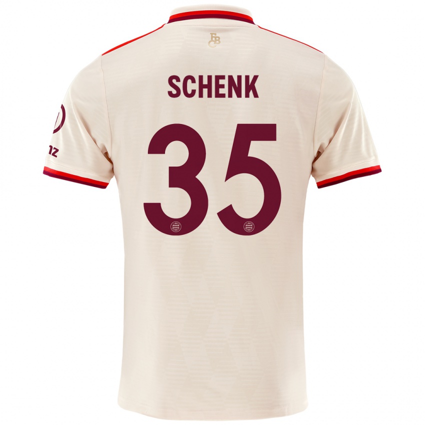 Kinder Johannes Schenk #35 Leinen Ausweichtrikot Trikot 2024/25 T-Shirt Österreich