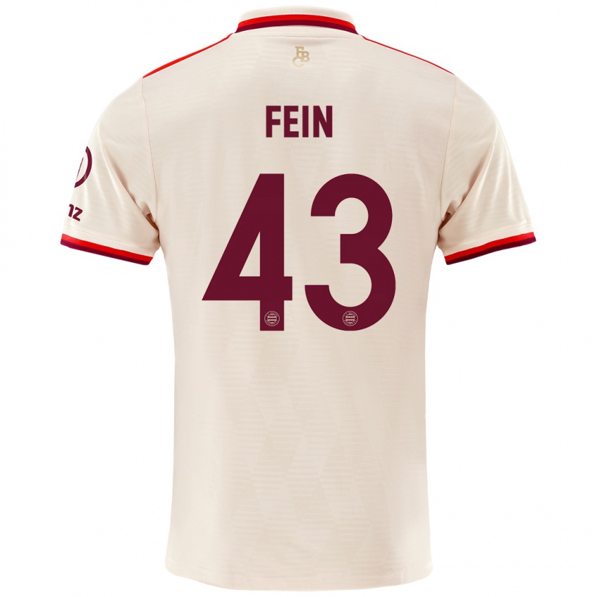 Kinder Adrian Fein #43 Leinen Ausweichtrikot Trikot 2024/25 T-Shirt Österreich