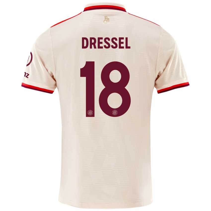 Kinder Timon Dressel #18 Leinen Ausweichtrikot Trikot 2024/25 T-Shirt Österreich