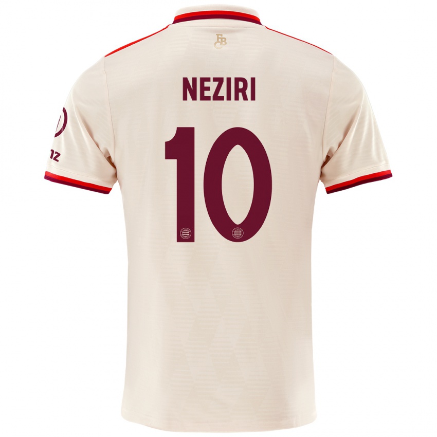 Kinder Behar Neziri #10 Leinen Ausweichtrikot Trikot 2024/25 T-Shirt Österreich