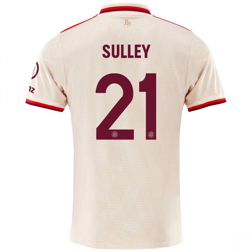 Kinder Williams Baffour Sulley #21 Leinen Ausweichtrikot Trikot 2024/25 T-Shirt Österreich