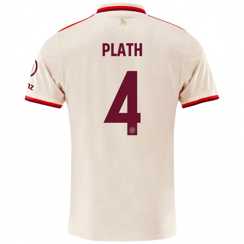 Kinder Max Plath #4 Leinen Ausweichtrikot Trikot 2024/25 T-Shirt Österreich