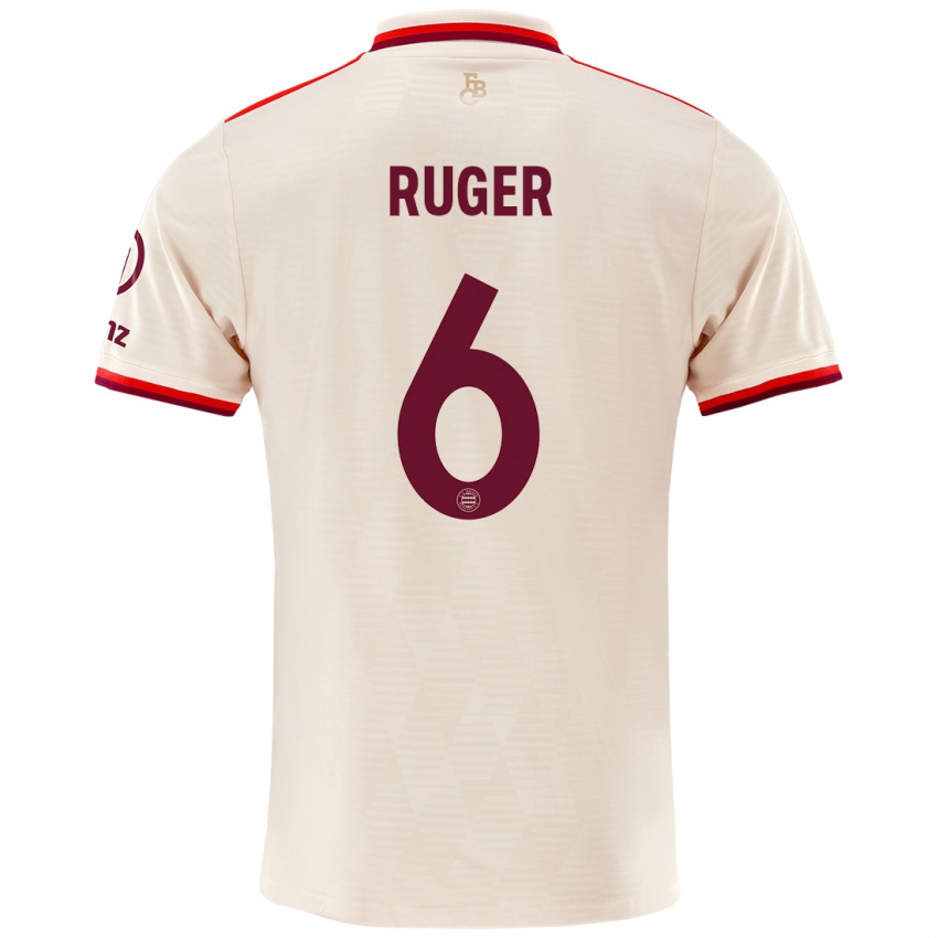 Kinder Kurt Ruger #6 Leinen Ausweichtrikot Trikot 2024/25 T-Shirt Österreich