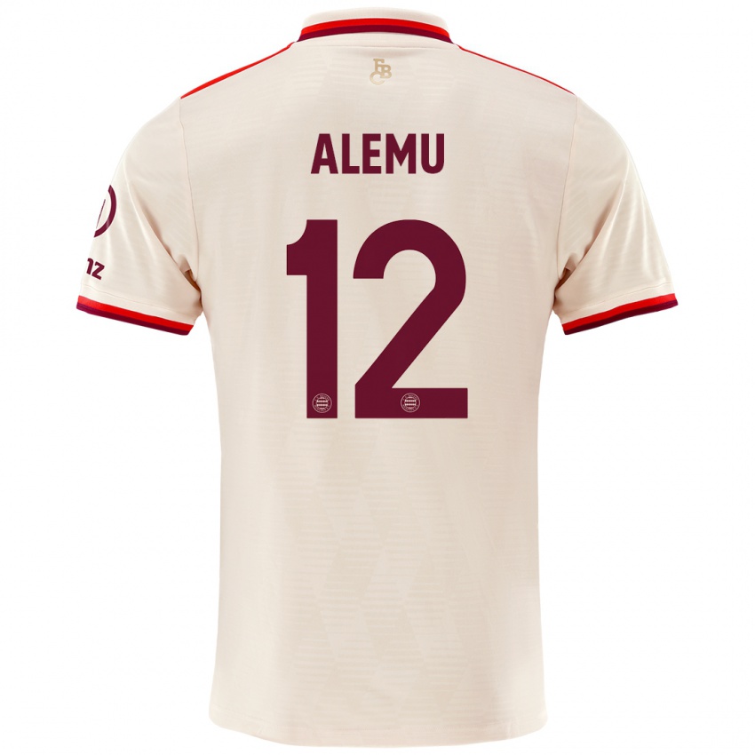 Kinder Liul Alemu #12 Leinen Ausweichtrikot Trikot 2024/25 T-Shirt Österreich