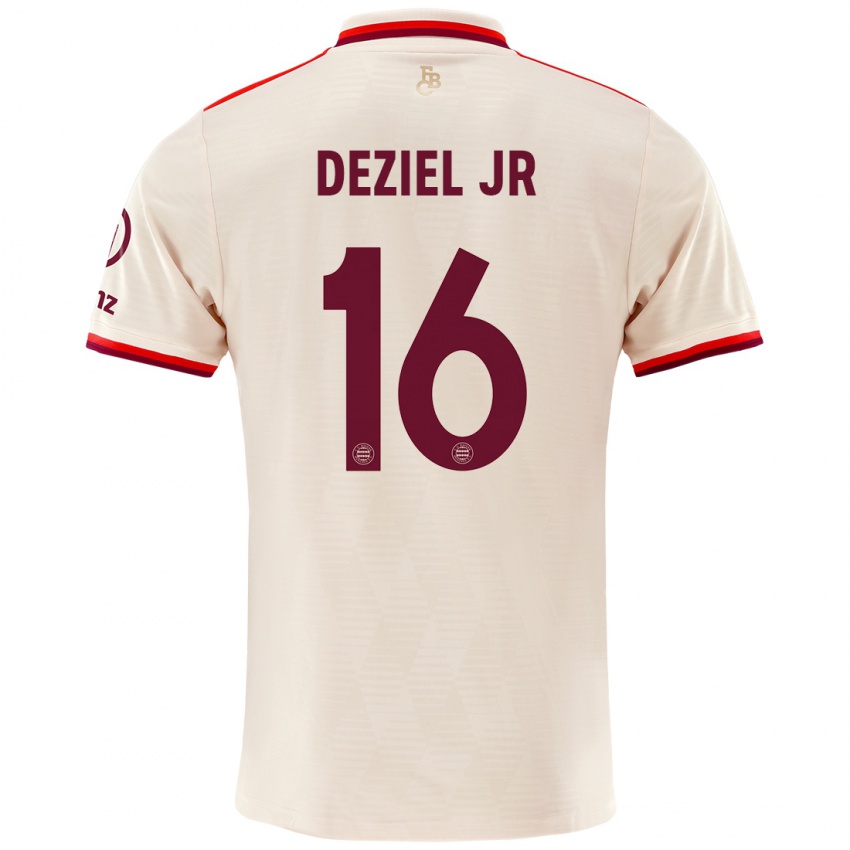 Kinder Robert Deziel Jr #16 Leinen Ausweichtrikot Trikot 2024/25 T-Shirt Österreich