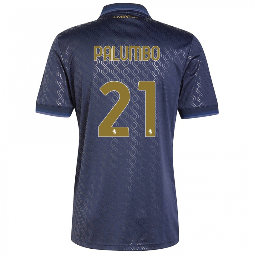 Kinder Martin Palumbo #21 Marineblau Ausweichtrikot Trikot 2024/25 T-Shirt Österreich